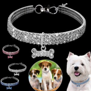 Max Dog bling rhinestone collar crystal Puppy Chihuahua