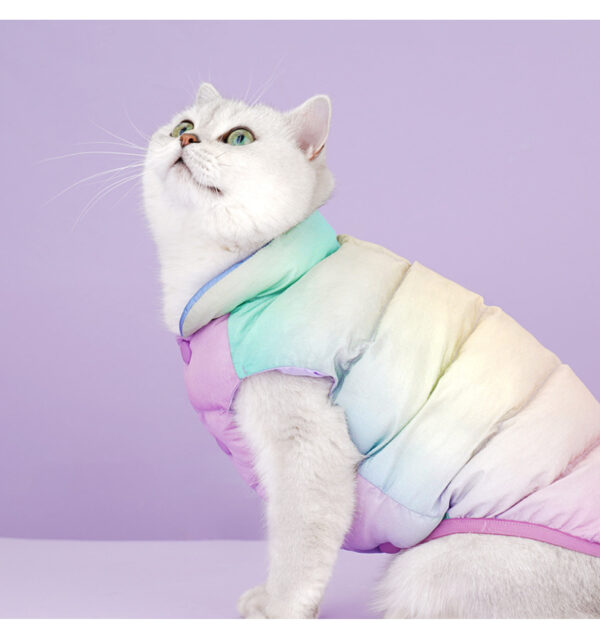 Bella Cat Colorful Vest Top Warm Winter Fashion - Image 2