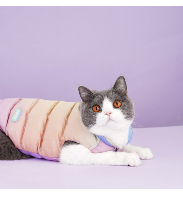 Bella Cat Colorful Vest Top Warm Winter Fashion - Image 4