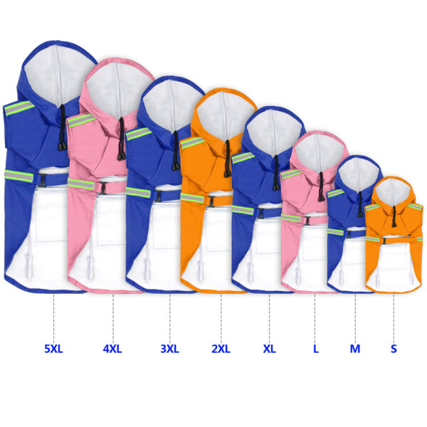 Max Dog Waterproof Reflective Raincoat - Image 4