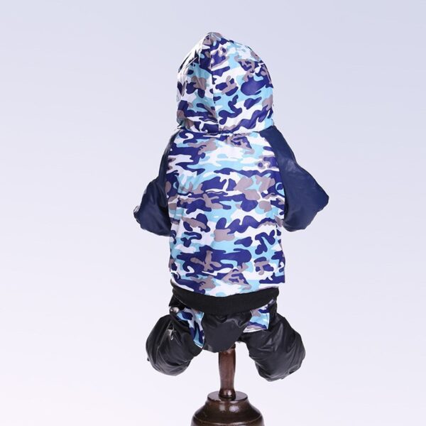 MAX Dog Clothes Autumn Winter Camouflage Hooded - Image 3