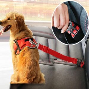 Max dog vehicle seat belt adjustable safety