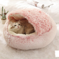 Bella Cat Bed Winter Bed Round Plush Warm