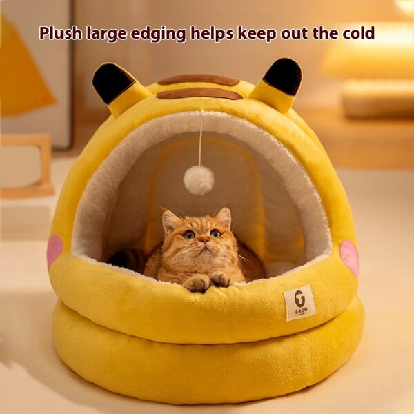 Bella Cat Nest Four Seasons Universal Winter Warm Closed - Image 3