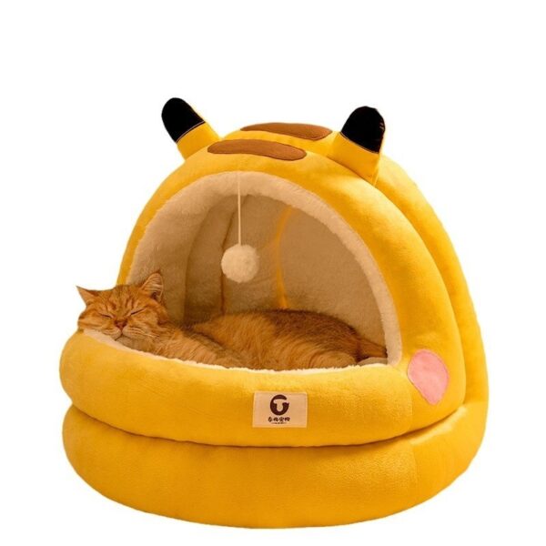 Bella Cat Nest Four Seasons Universal Winter Warm Closed - Image 2