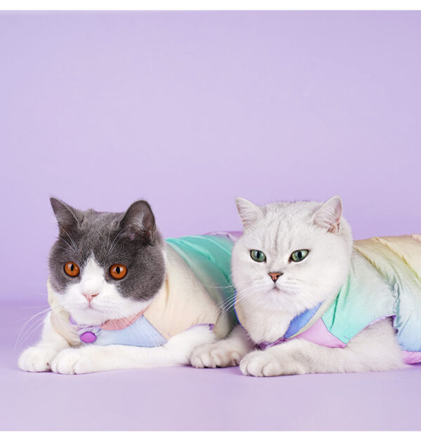 Bella Cat Colorful Vest Top Warm Winter Fashion - Image 6