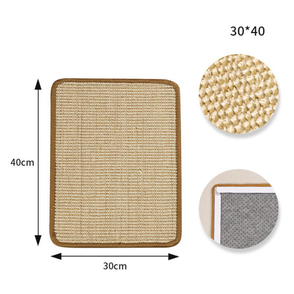 Bella Cat Pet Sisal Mat Grab Board Sofa Protective Cover - Image 3