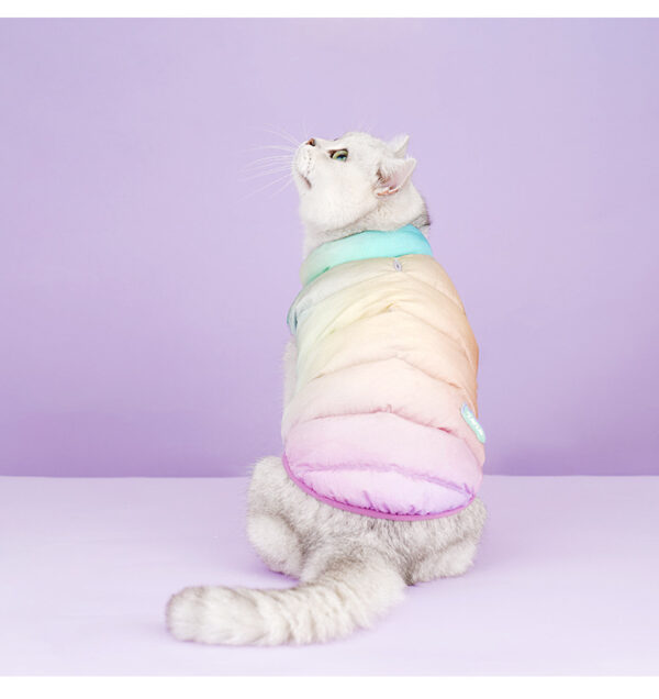 Bella Cat Colorful Vest Top Warm Winter Fashion - Image 3