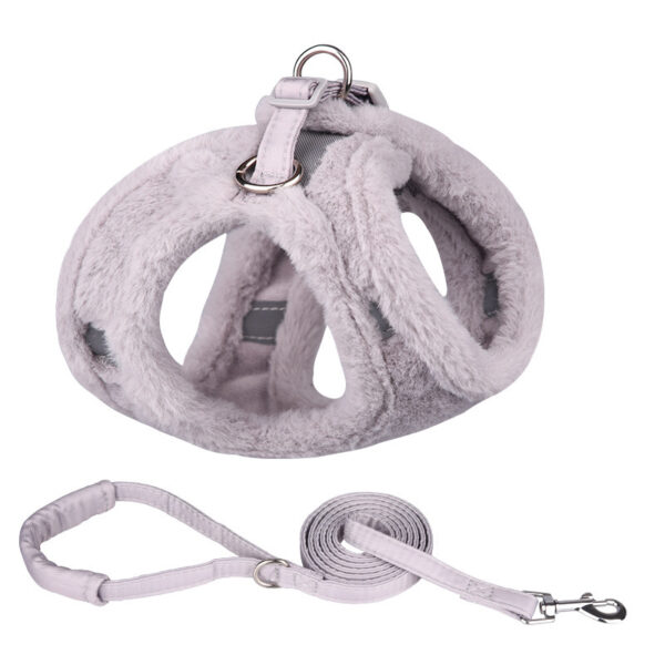 Bella Cat Plush Warm Vest Dog Leash - Image 5