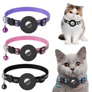 Bella reflective collar waterproof holder case For air tag protective