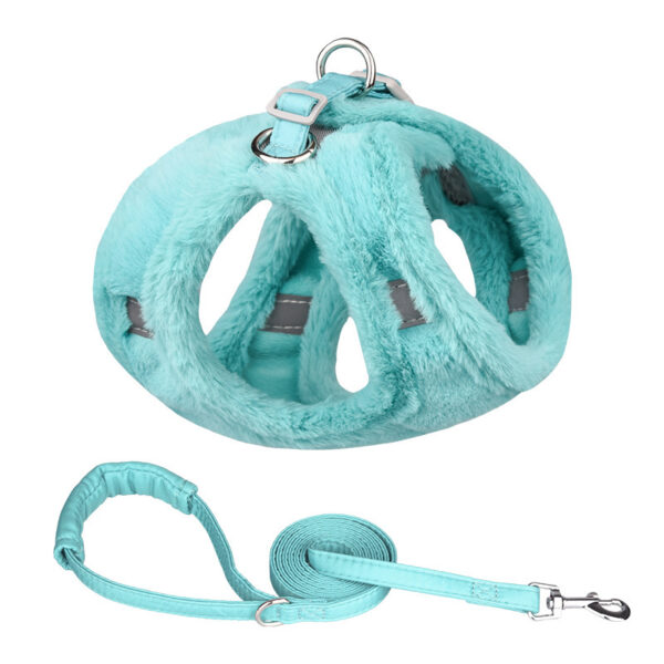 Bella Cat Plush Warm Vest Dog Leash - Image 3