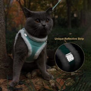 Bella Cat Plush Warm Vest Dog Leash