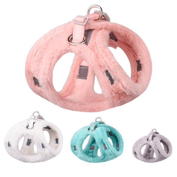 Bella Cat Plush Warm Vest Dog Leash - Image 4