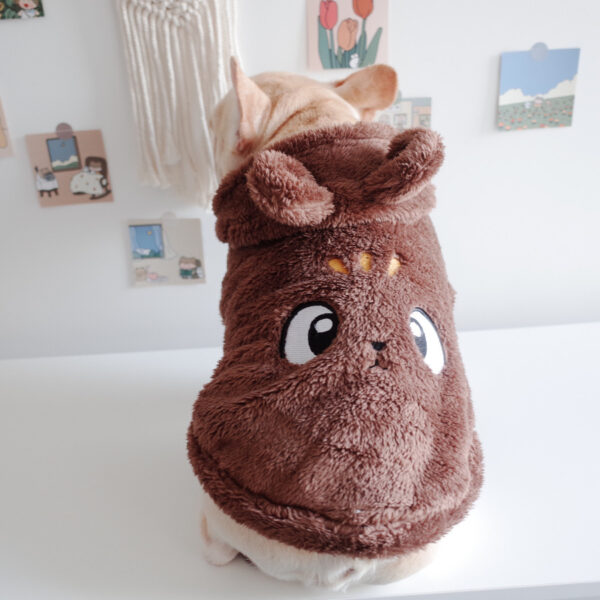 Max Apparel Embroidery Cartoon Hooded Vest - Image 4