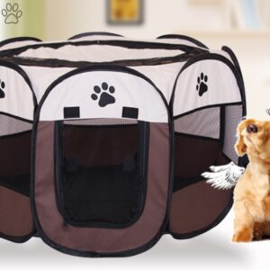 Max Dog Pet Fast folding octagonal pet fence