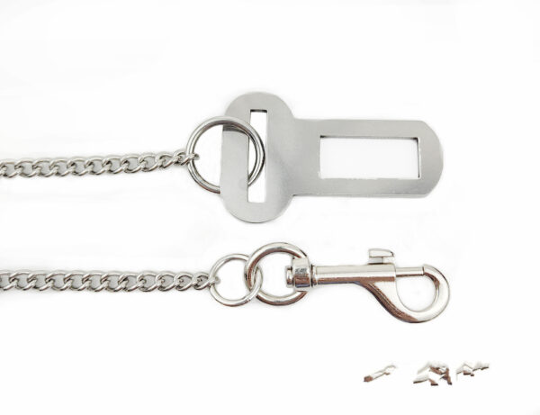 Max Dog Stainless Steel Small Chain Puppy Car Safety Rope - Image 7