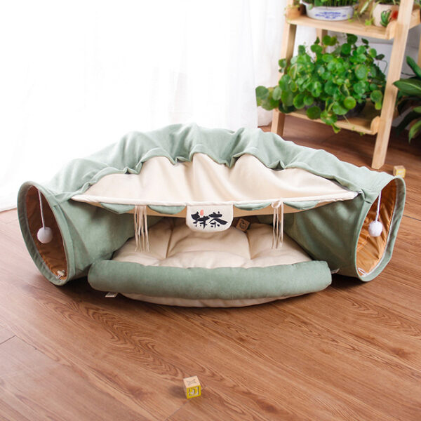 Bella Cat Pet Tunnel Interactive Play Toy - Image 5