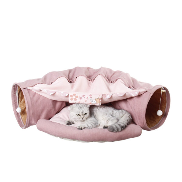 Bella Cat Pet Tunnel Interactive Play Toy - Image 2