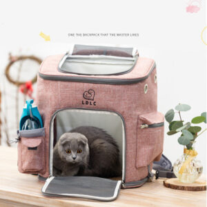 Bella Cat Pet Transparent Portable Backpack