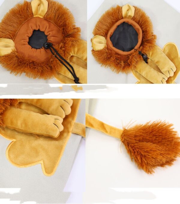 Bella Cat Pet Soft Carriers Lion Design Portable - Image 2