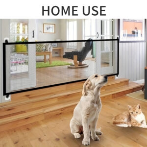 Max Dog Pet Fence, Foldable Isolation Net Safety Protection Fence