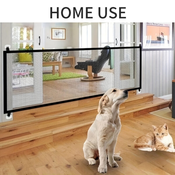 Max Dog Pet Fence, Foldable Isolation Net Safety Protection Fence
