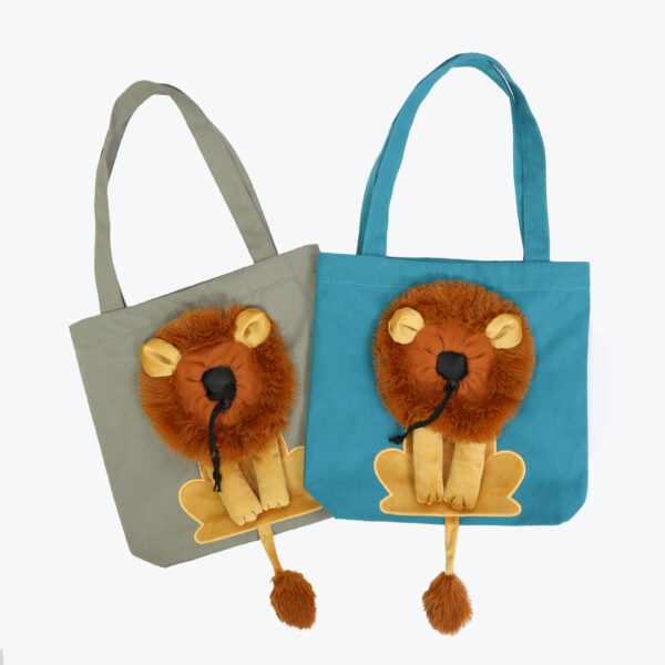 Bella Cat Pet Soft Carriers Lion Design Portable - Image 5