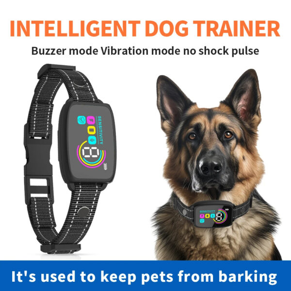 Max Dog Pet Smart Automatic Anti Barking Collar Rechargeable