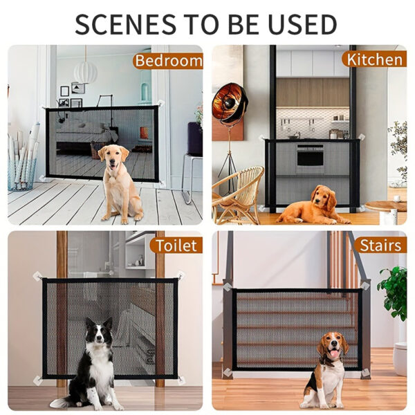 Max Dog Pet Fence, Foldable Isolation Net Safety Protection Fence - Image 2