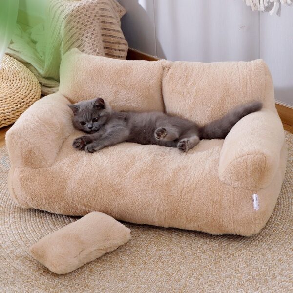 Bella Cat Pet Luxury Bed Sofa Winter Warm. - Image 10