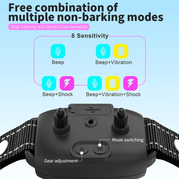 Max Dog Pet Smart Automatic Anti Barking Collar Rechargeable - Image 8
