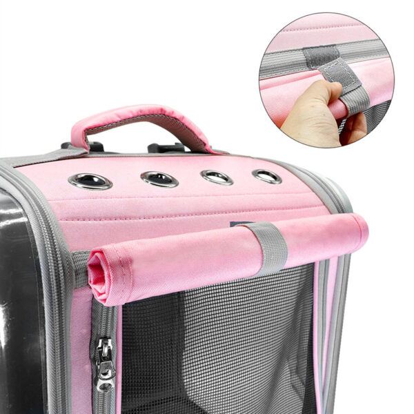 Bella Cat Pet Carrier Backpack Breathable Travel Outdoor - Image 7