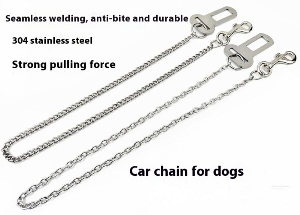 Max Dog Stainless Steel Small Chain Puppy Car Safety Rope - Image 10