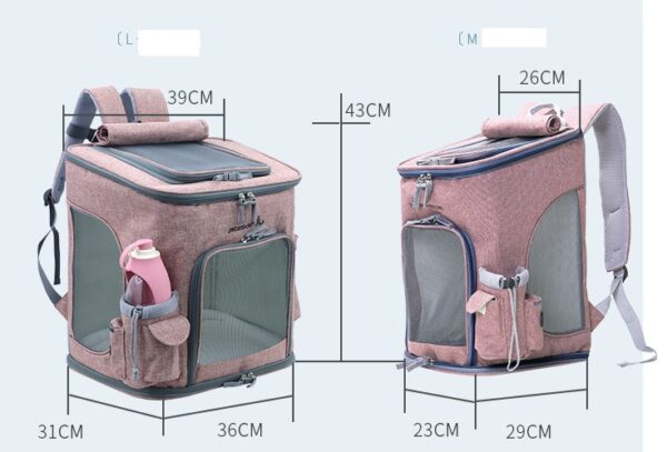 Bella Cat Pet Transparent Portable Backpack - Image 10