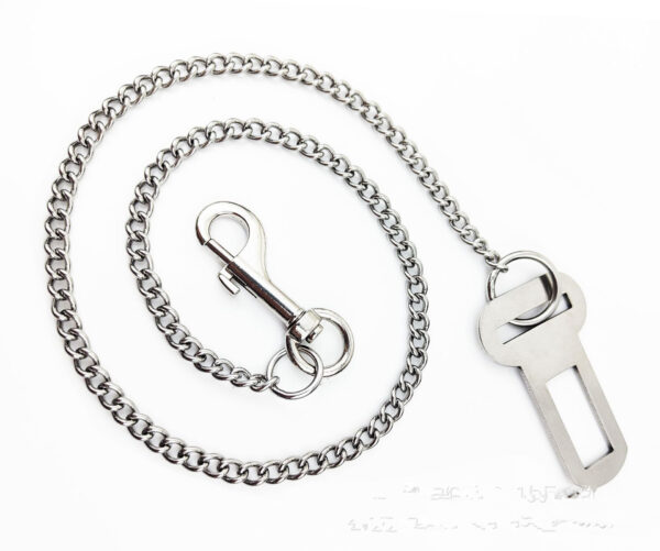 Max Dog Stainless Steel Small Chain Puppy Car Safety Rope - Image 8