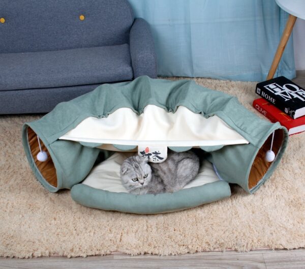 Bella Cat Pet Tunnel Interactive Play Toy - Image 6