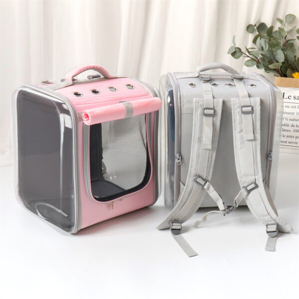 Bella Cat Pet Carrier Backpack Breathable Travel Outdoor - Image 5