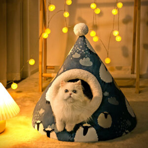 Bella Cat Pet Triangle Yurt House