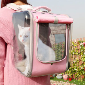 Bella Cat Pet Carrier Backpack Breathable Travel Outdoor