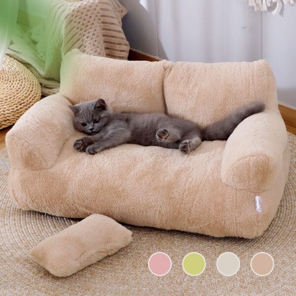 Bella Cat Pet Luxury Bed Sofa Winter Warm.