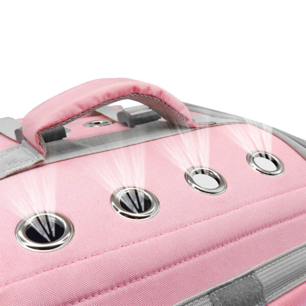 Bella Cat Pet Carrier Backpack Breathable Travel Outdoor - Image 2