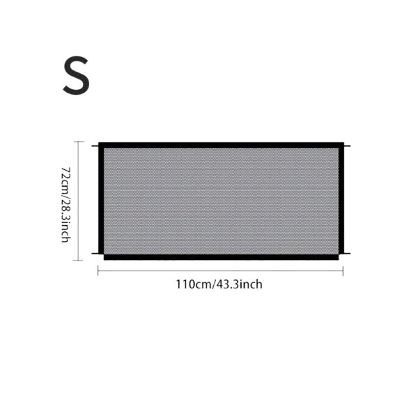 Max Dog Pet Fence, Foldable Isolation Net Safety Protection Fence - Image 3
