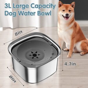 Max Dog Pet Stainless Steel Water Bowl Floating