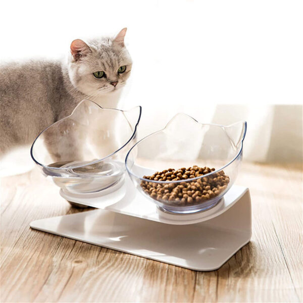 Bella Cat Pet Non Slip Bowl Feeder With Raised Stand