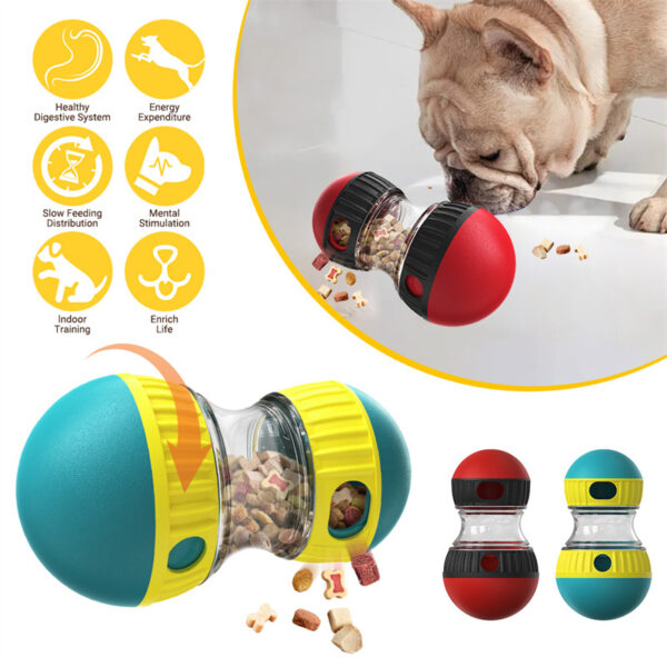 Max Dog Pet Food Dispensing Toy Tumbler Leaky Food Ball Puzzle - Image 4