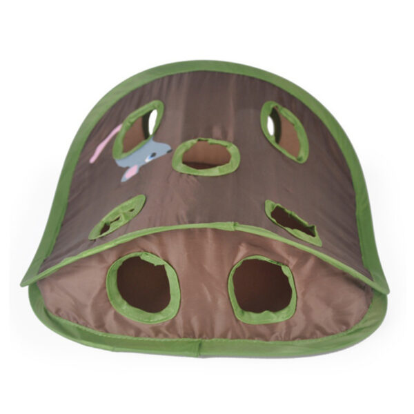 Bella Cute Pet Cat Interactive Hide Seek Game 9 Holes Tunnel Mouse - Image 6