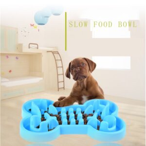 Max Pet Dog Slow Food Feeder Anti Choke Travel Bowl
