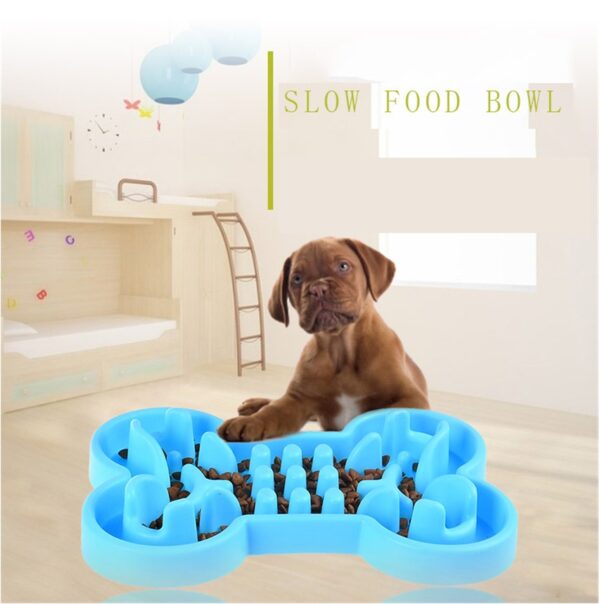 Max Pet Dog Slow Food Feeder Anti Choke Travel Bowl