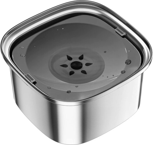 Max Dog Pet Stainless Steel Water Bowl Floating - Image 9