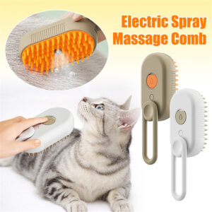 Bella Cat Pet Steam Brush 3 In 1 Electric Spray